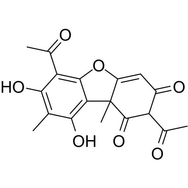 Usnic-acid Structure